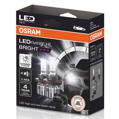 OSRAM LEDRIVING® HL BRIGHT 12V 10/15W H13