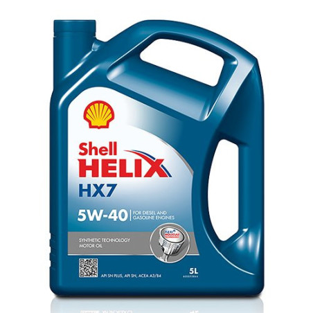 SHELL HELIX HX7 5W40 5L CS3