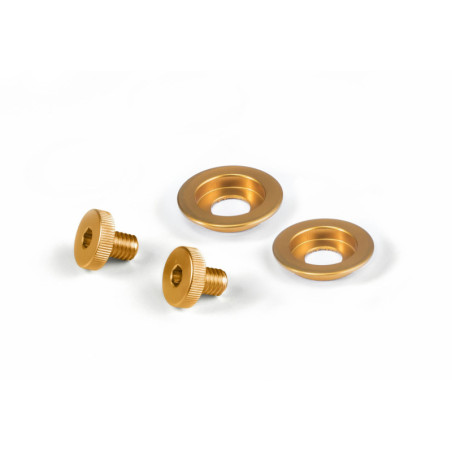 VISERA CORTA Y KIT DE TORNILLOS DORADOS PARA CASCO ST5