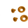 KIT DE TORNILLOS DORADO PARA FRONTAL DEL CASCO ST5
