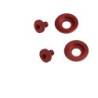 KIT DE TORNILLOS ROJO PARA FRONTAL DEL CASCO ST5