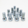 SET DE 10 TORNILLOS DE CABEZA CORTA OMP M14X1.25 HEX 17 L:23MM COLOR: PLATA SET:10PCS/BOX MATERIALS: DIN 10.9