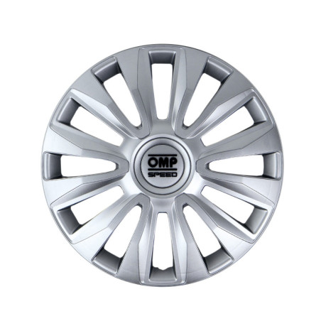 Set 4 hubcaps Magnum silver 16 inches OMP Speed