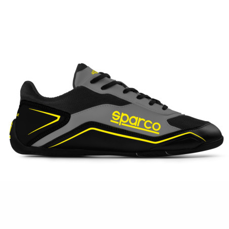 S-POLE BOOTS T 37 BLACK/GREY/YELLOW
