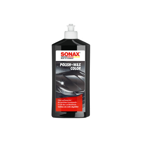 SONAX ABRILLANTADOR + CERA NEGRA 250ML