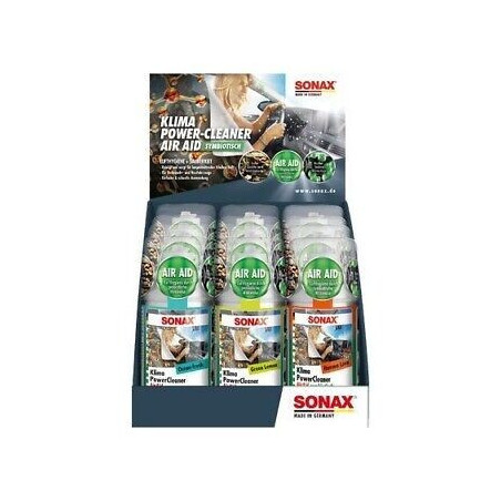 LIMPIADOR DEL AIRE ACONDICIONADO AIRAID SIMBIÓTICO EXPOSITOR MOSTRADOR MIXTO