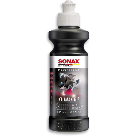SONAX PROFILINE CUTMAX (250 ML) PASTA DE LIJADO ALTAMENTE ABRASIVA, ELIMINA RAYAS