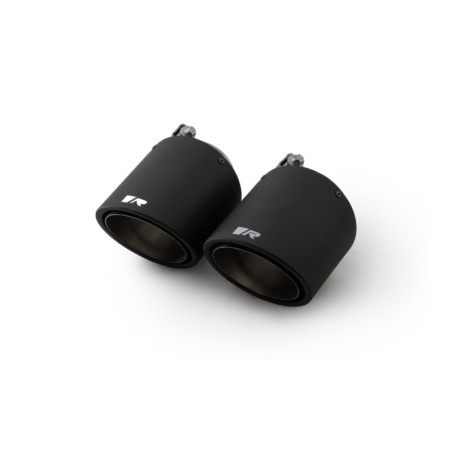 SET DE 2 COLAS REMUS DE 102MM(CORTA) ANGULADO CARBONO