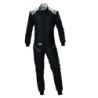 TRAJE DE CARRERAS OMP TECNICA SUPER LIGHT FIA 8856-2018 NEGRO / PLATA TALLA 52