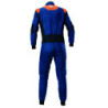 TRAJE DE CARRERAS OMP TECNICA SUPER LIGHT FIA 8856-2018 NAVY AZUL / FLUO NARANJA TALLA 46