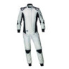 TRAJE DE CARRERAS OMP TECNICA SUPER LIGHT FIA 8856-2018 BLANCO / ANTRACITA TALLA 52