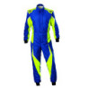 TRAJE DE CARRERAS OMP TECNICA EVO FIA 8856-2018 AZUL / AMARILLO TALLA 50