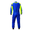 TRAJE DE CARRERAS OMP TECNICA EVO FIA 8856-2018 AZUL / AMARILLO TALLA 60