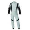 TRAJE DE CARRERAS OMP FIRST EVO MY2025 FIA 8856-2018 GRIS / NEGRO TALLA 56