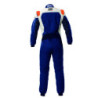 TRAJE DE CARRERAS OMP FIRST EVO MY2025 FIA 8856-2018 NAVY AZUL / FLUO NARANJA TALLA 62