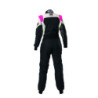 TRAJE DE CARRERAS OMP FIRST EVO ELLE MY2025 FIA 8856-2018 NEGRO / FUCSIA TALLA 38