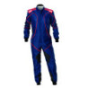 TRAJE DE CARRERAS KARTING OMP KS-3X ART STYLE 2 FIA 8877-2022 (ADULTO) AZUL / ROJO TALLA 54