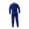 TRAJE DE CARRERAS KARTING OMP KS-3X ART STYLE 2 FIA 8877-2022 (ADULTO) AZUL / ROJO TALLA 54