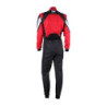 TRAJE DE CARRERAS KARTING OMP KS-3X FIA 8877-2022 (ADULTO) NEGRO / ROJO TALLA 50