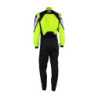 TRAJE DE CARRERAS KARTING OMP KS-3X FIA 8877-2022 (ADULTO) NEGRO / AMARILLO FLUOR TALLA 58
