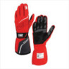 GUANTES OMP TECNICA FIA 8856-2018 ROJO / NEGRO TALLA XL