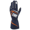 GUANTES OMP FIRST FIA 8856-2018 MY2025 NAVY AZUL / FLUO NARANJA TALLA S