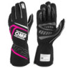 GUANTES OMP FIRST FIA 8856-2018 MY2025 NEGRO / FUCSIA TALLA M