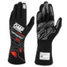 GUANTES OMP SPORT FIA 8856-2018 MY2025 NEGRO / RED TALLA XS