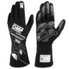 GUANTES OMP SPORT FIA 8856-2018 MY2025 NEGRO / BLANCO TALLA XS