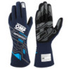 GUANTES OMP SPORT FIA 8856-2018 MY2025 NAVY AZUL / CYAN TALLA L