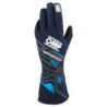 GUANTES OMP SPORT FIA 8856-2018 MY2025 NAVY AZUL / CYAN TALLA XS