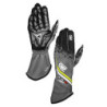 GUANTES OMP KARTING KS-2 ART MY2025 ANTRACITA / FLUO AMARILLO TALLA 6 (NIÑOS)