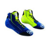 ZAPATILLAS OMP TECNICA MY2025 FIA 8856-2018 AZUL / AMARILLO TALLA 46