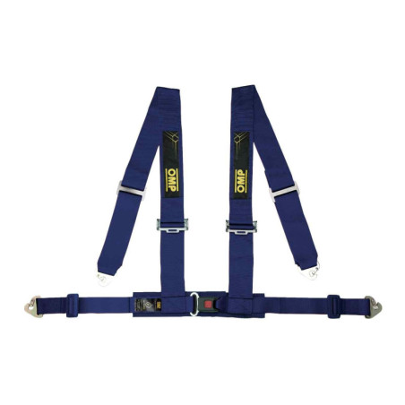 ARNES OMP OFFROAD 4 PUNTOS 3+2 SUJECCION MOSQUETON ECE 16-08 AZUL