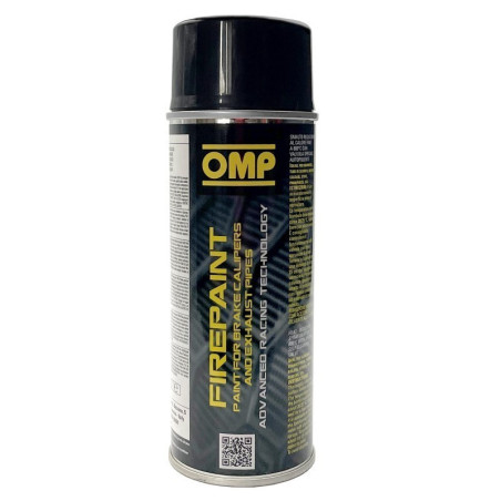 PINTURA PINZA DE FRENO OMP RESISTENTE ALTA TEMPERATURA NEGRO 08008 - 400 ML