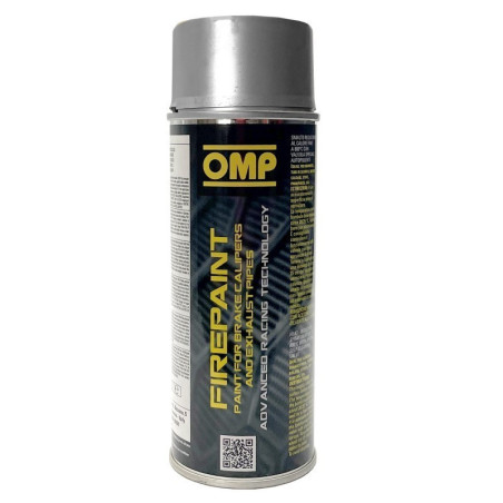 PINTURA PINZA DE FRENO OMP RESISTENTE ALTA TEMPERATURA  PLATA 08108 - 400 ML