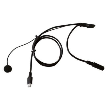 RHK/FF - CONECTOR USB-C PARA PIT-LINK TRAINER - CON CONECTOR ESTÉREO DE 3,5 MM PARA TAPONES PARA LOS OÍDOS