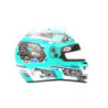 CASCO BELL RS7 STAMINA ANTRACITA/AQUAMARINE (HANS)TALLA 55 FIA8859-2024/SA2020