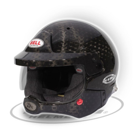 CASCO BELL MAG-10 RALLY CARBON (HANS) INTERIOR VERDE TALLA 55 FIA8859-2024/SA2020