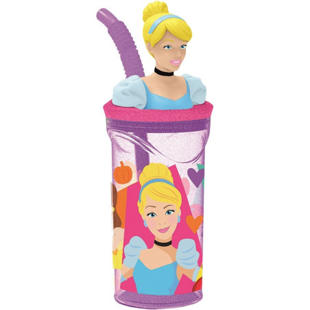 VASO FIGURA 3D 360 ML PRINCESA