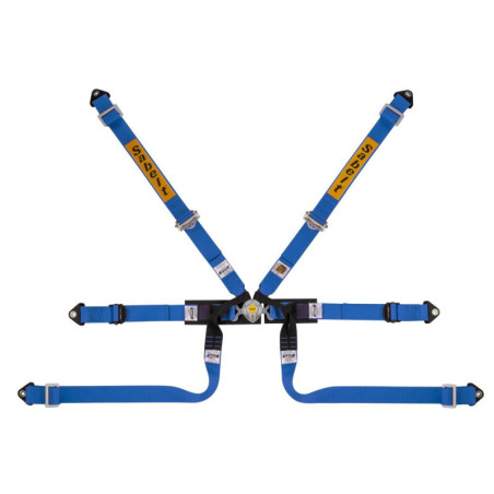 ARNES SABELT 6 PUNTOS FORMULA ALUMINIO FIA8853-2016 AZUL