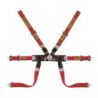 ARNES SABELT 6 PUNTOS FORMULA MID FIA8853-2016 2 PULL UP ROJO