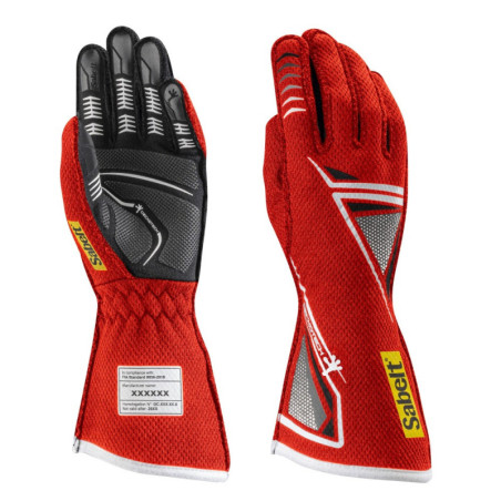 GUANTES SABELT HERO TG-11 ROJO GEKOTECH TALLA  10