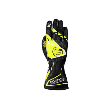 GUANTES SPARCO K-ATTACK 2025 NEGRO/AMARILLO TALLA 7