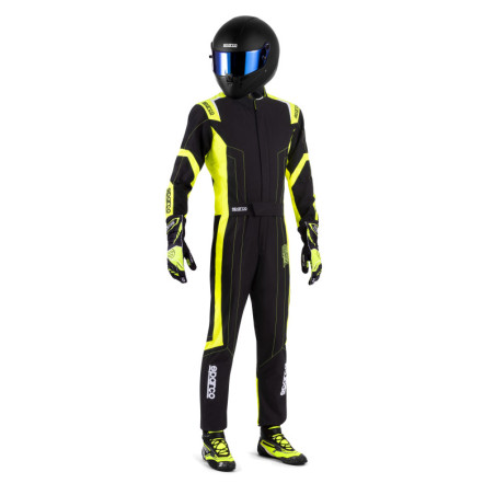 TRAJE KARTING SPARCO K48 THUNDER NEGRO/AMARILLO TALLA S
