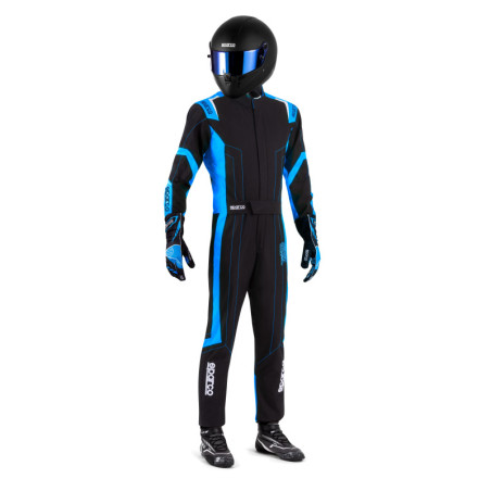 TRAJE KARTING SPARCO K48 THUNDER NEGRO/AZUL TALLA 150