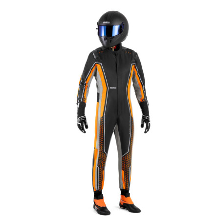 TRAJE KARTING SPARCO K50 SUPERLEGGERA-K NEGRO/NARANJA TALLA 130