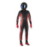 TRAJE KARTING SPARCOK50 SUPERLEGGERA-K NEGRO/ROJO TALLA 56