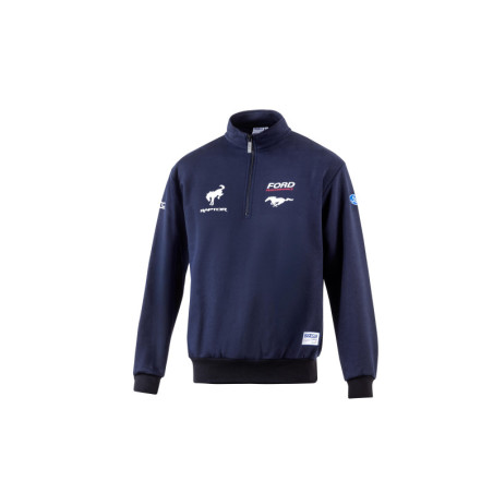 SUDADERA SPARCO FORD PERFORMANCE AZUL CON CREMALLERA TALLA XL
