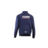 SUDADERA SPARCO FORD PERFORMANCE AZUL CON CREMALLERA TALLA XXXXL